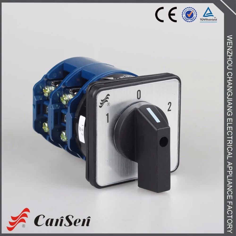 

160A Cam Switch 1-0-2 2 Poles 8 terminals (CE, TUV)