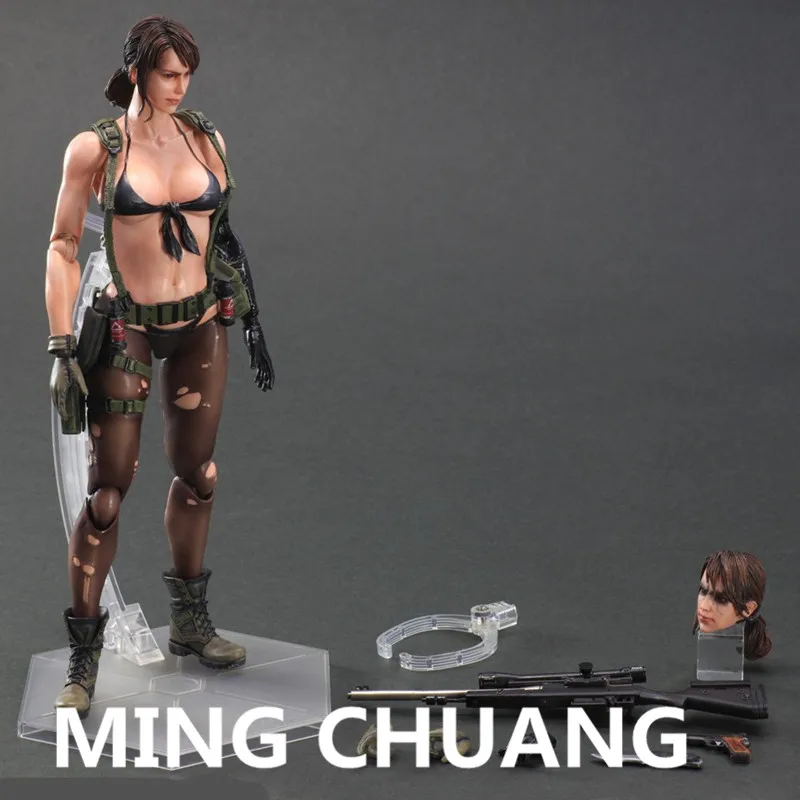 

Play Arts Metal Gear Solid V The Phantom Pain Quiet PVC Action Figure Collectible Model Toy with retail box 26cm Q30