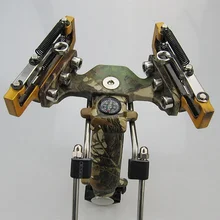 Hot New Powerful Laser Slingshot with Infrared Flashlight Stainless Steel Alloy Slingshot for Outdoor Shooting Hunting