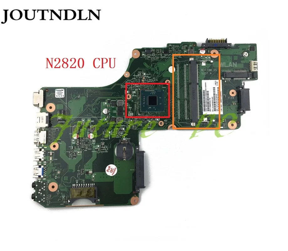 JOUTNDLN для Toshiba Satellite C55 C55T C55-A материнская плата ноутбука V000325170 6050A2623101 DDR3 W/ N2820 CPU