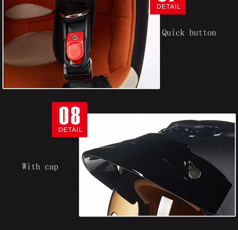Zeus 381c 34 capacete da motocicleta meio