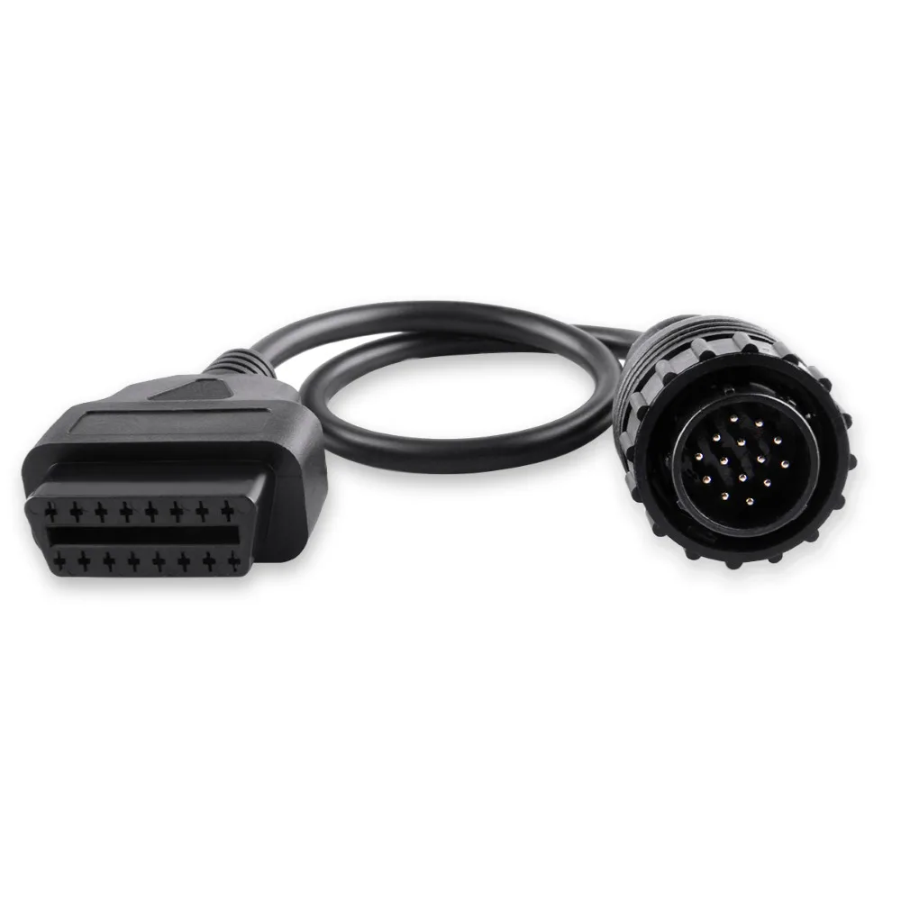 Для MERCEDES BENZ Sprinter 14 Pin to 16 Pin OBD 1 2 диагностический сканер соединительный кабель OBD 2 сканер кабель круглый разъем для benz