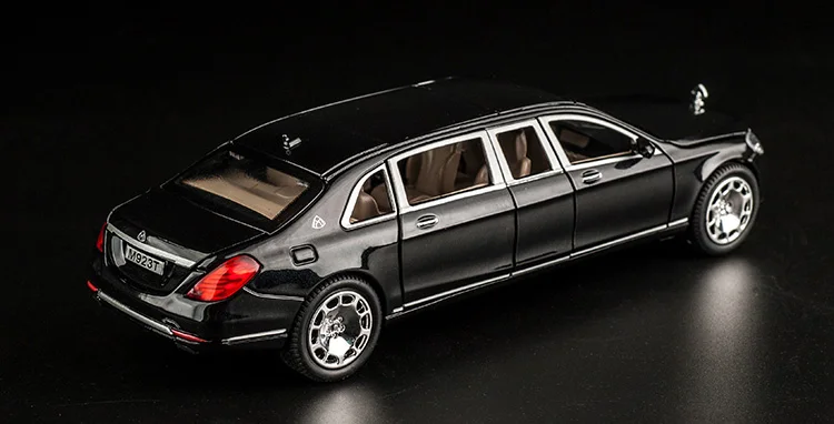 KIDAMI Maybach модель автомобиля из сплава 1:24 модель автомобиля из сплава Детский мальчик звук и светильник