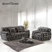 DecorUhome Bohemia черный толстый диван-чехол туго обертывание все включено Противоскользящий эластичный диван вытирается полотенцем диван покрытие дивана