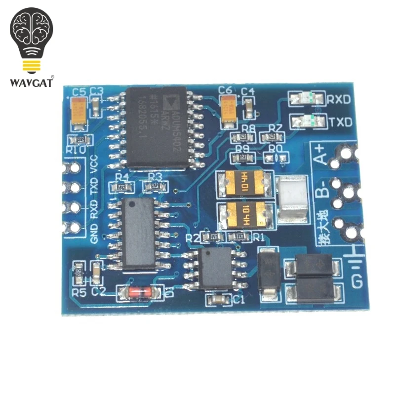 

TTL to RS485 Module RS485 Signal Converter 3V 5.5V Isolated Single Chip Serial Port UART Industrial Grade Module