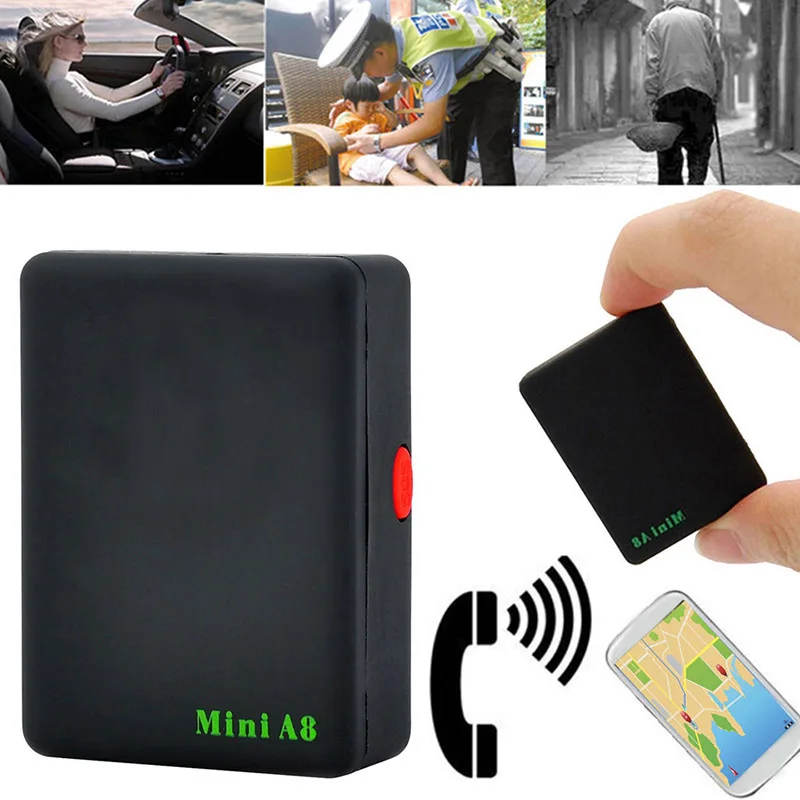 А8 GPS трекер SIM карта кнопка SOS тревожный локатор Google в реальном времени для