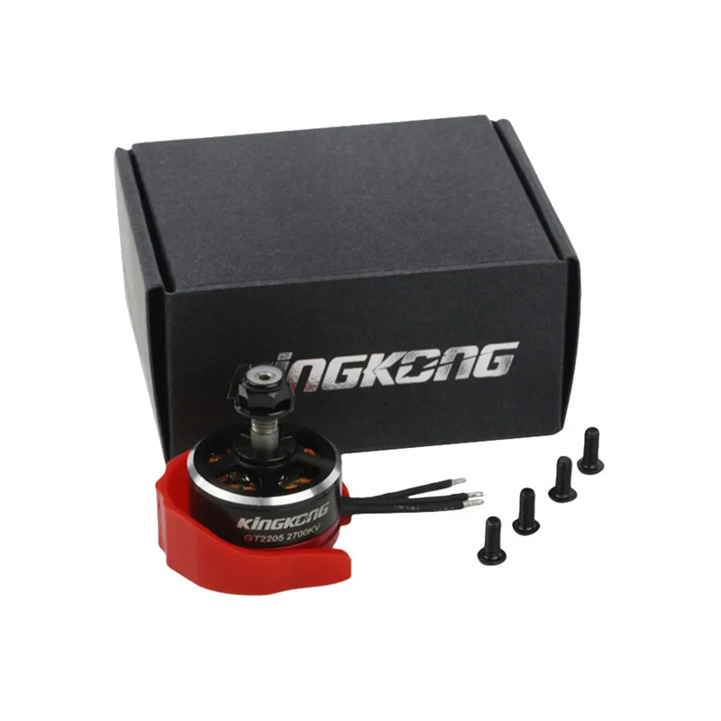 

Hot Sale New Arrival Kingkong 2205 GT2205 2700KV 2-4S Brushless Motor With Motor Protector For X210 220 250 280 Frame Kit