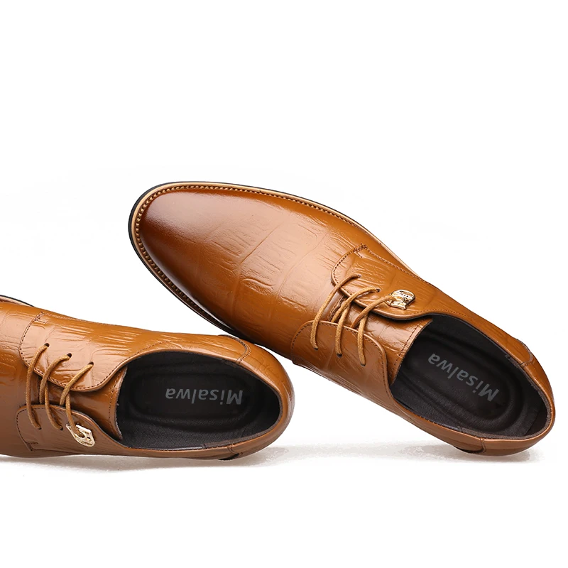 Zapatos Oxford Año Nuevo Black Zapato Calidad Para Vestir Boda 2018 Los yellow De Hombre Misalwa Cuero Alta Artesanal Hombres Diseñador Negocios 4EwdW
