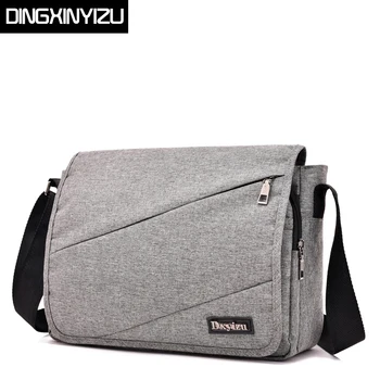 

DINGXINYIZU Oxford Men Shoulder Bag Casual Business Satchel Handbags Mens Messenger Bags Fashion Women Crossbody Bag Male Bolsas