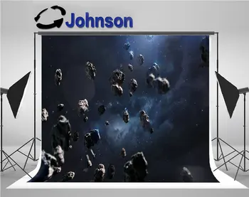 

Meteorites Deep Space Science Fiction High Resolution backdrops Vinyl cloth High quality Computer print wall background