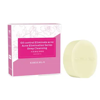 

Natural Sea Salt Soap Cleaner Removal Pimple Pores Acne Treatment Goat Milk Moisturizing Face Care Wash Basis