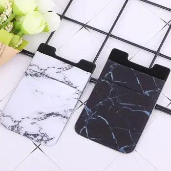 

Elastic Mobile Phone Wallet Credit ID Card Holder Adhesive Pocket Sticker Lycra