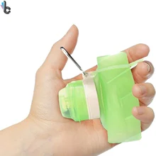 Klapp Silikon Wasserflasche Temperatur Sensing Reise Klettern Camping Outdoor Sports Tassen Wasserkocher