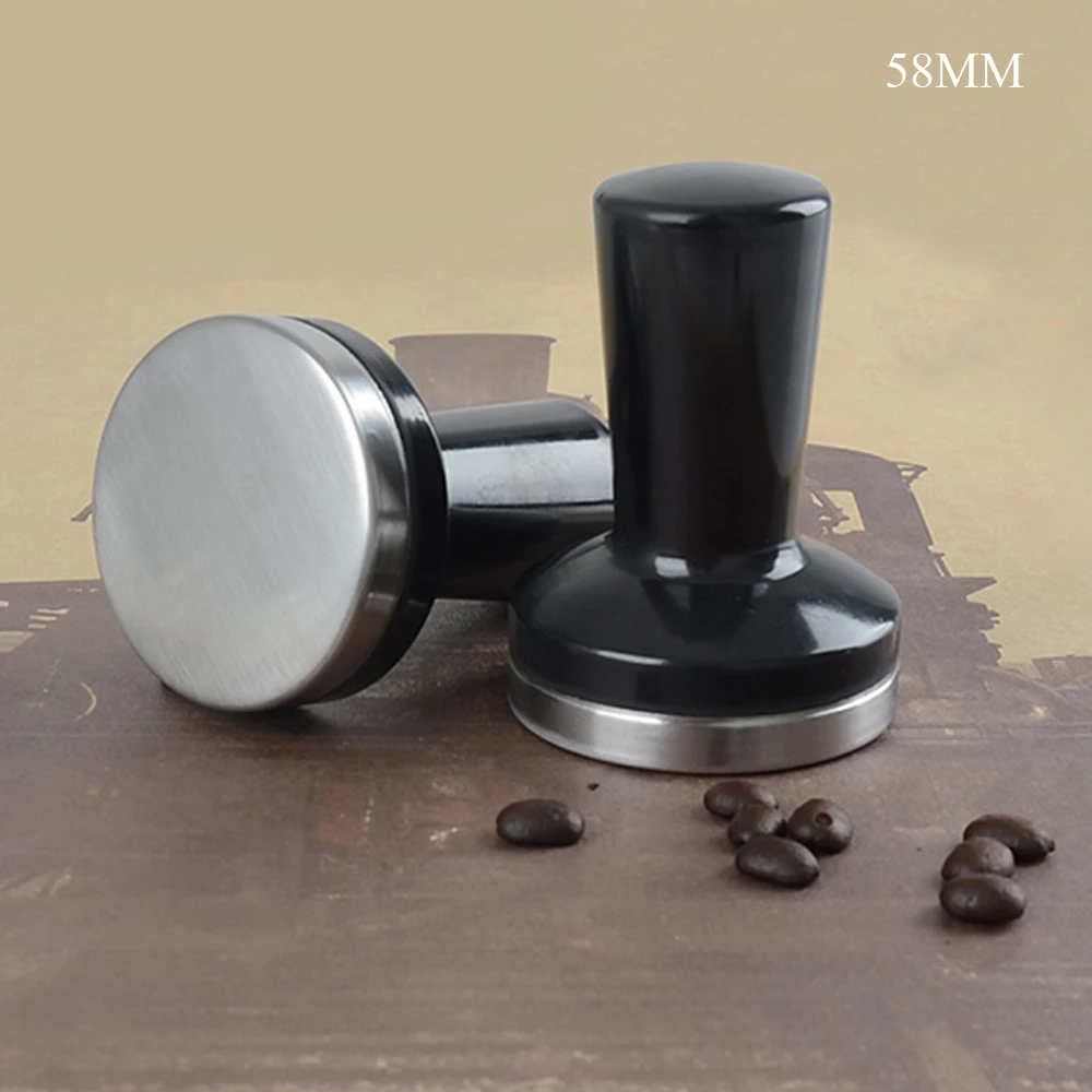 Stainless Steel 58mm Blue Coffee Tamper Barista Espresso maker Grinder