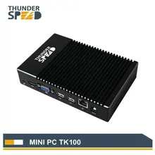Newest 12v Quad Core Mini PC Windows 10 Fanless Linux Ubuntu Win7 OS 2G RAM 32G SSD PXE Boot Vmware Citrix VGA HDMI Hot Sale