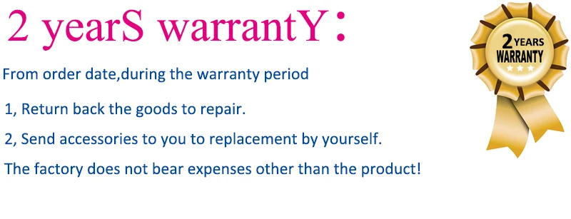 2 yearS warrantY