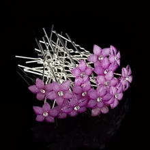 20 штук свадебные шпильки имитация жемчуг цветок Свадебный заколки для невесты женская заколка для волос украшения для волос аксессуары-заколки для волос