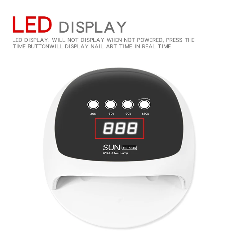 LIDAN SUN 4 SE 12 UV светодиодный/LED двойной источник света 24 Вт Сушилка для ногтей 30 S/60 S/90