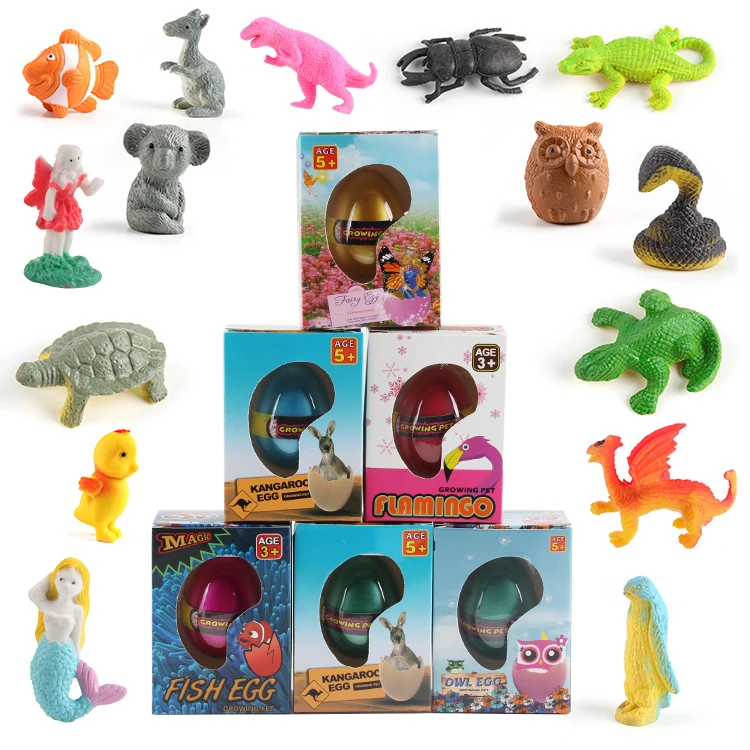 1PCS Spotted Japanese Original Children Hatching Eggs Dinosaur Small Water Hatch Animals Toy T027 In Sports From Toys Hobbies On