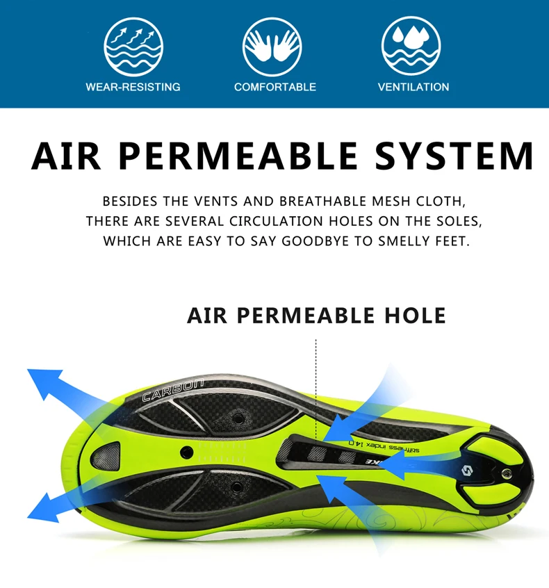 sidebike carbon road cycling shoes men racing shoes road bike ultralight self-locking bicycle sneakers breathable professional
