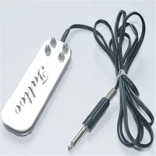 Мини ножной переключатель из нержавеющей педали татуировки машина Пистолет наборы 2 цвета для татуировки машины и питания татуировки питания