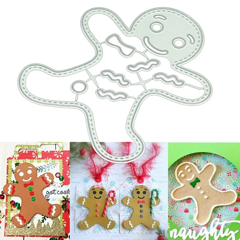 2018 New Christmas Little Snowman Metal Cutting Dies for DIY Scrapbooking Craft Stamps Die Cut Embossing Card Making Stencil | Дом и сад
