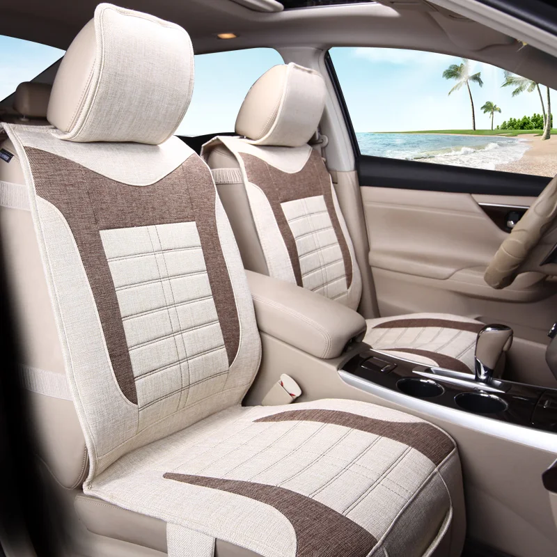 

Hemp Cushion Styling Car Seat Cover For Ford Edge Escape Kuga Fusion Mondeo Ecosport Explorer Focus Fiesta,High-fiber Leather,
