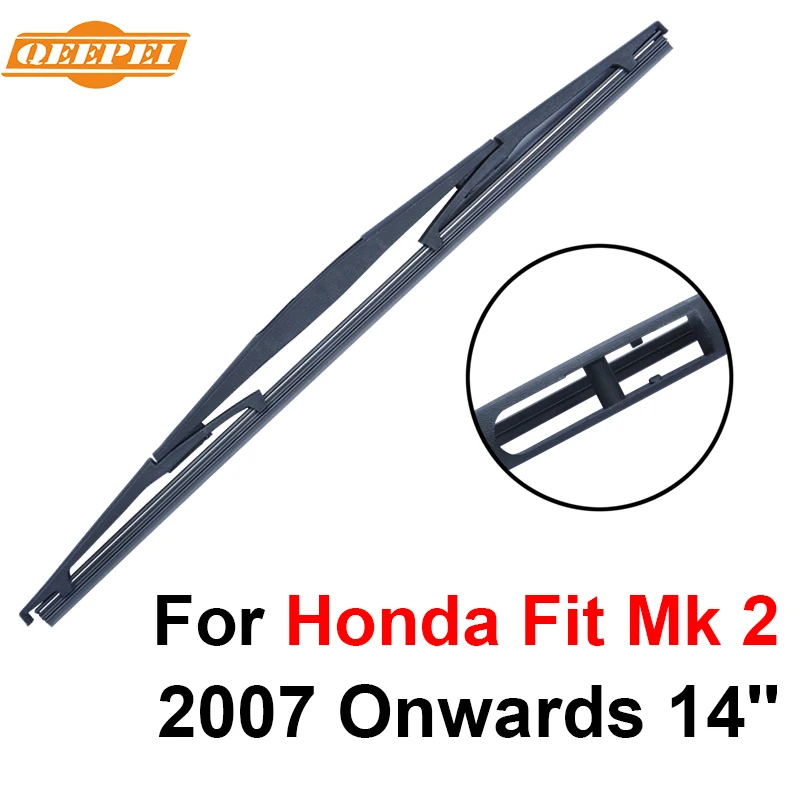 QEEPEI Rear Wiper Blade No Arm For Honda Fit Mk 2 2007 Onwards 14'' 5