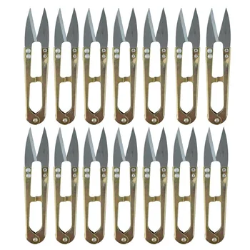 

Fishing Line Scissors 1 Piece U Shape Small Fly Fishing Line Cutter Clippers Full Metal Steel Sewing Embroidery Thread Clippers
