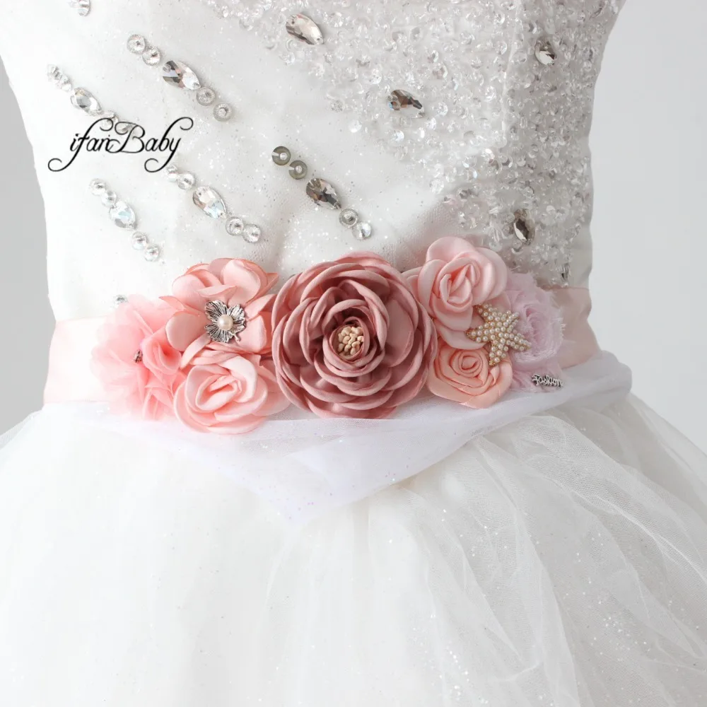 Women Flower sash belt  (7)