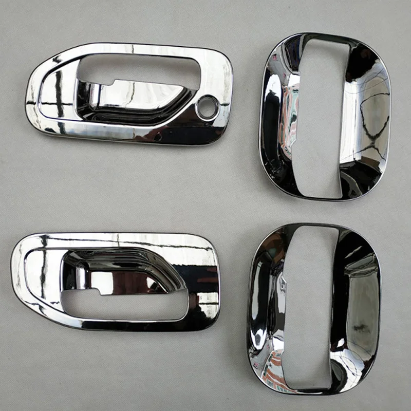 

door handle chrome bowl cover trim car styling auto accessories For Mitsubishi Delica D3
