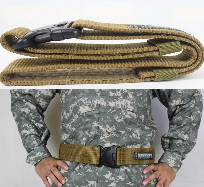 

Adjustable Survival Men's Canvas Belt Tactical Combat BDU SWAT Belt Airsoft 2" Duty Sport Tactical Military Belts