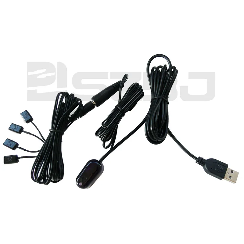 

U104 IR Extender for DVD DVB A/V Players ... with 1 receiver 4 emitter, IR Repeater Kit ,IR Extender 34 KHZ to 56KHZ IR Receiver
