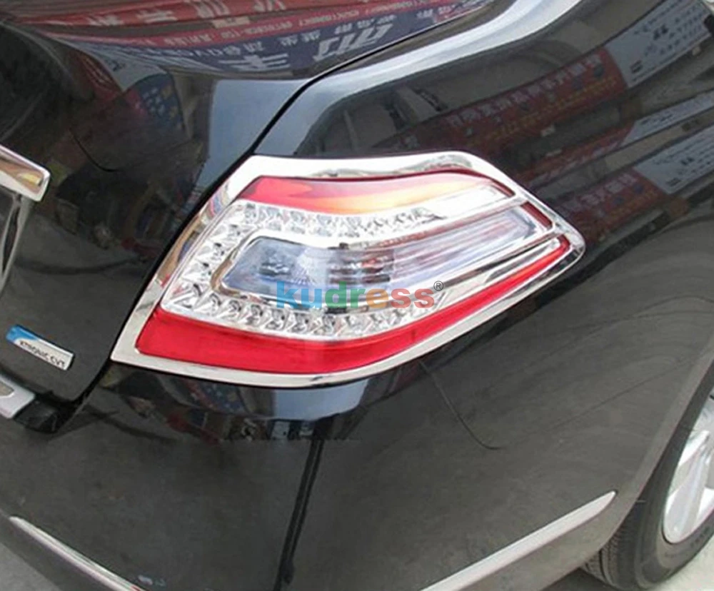 Для Nissan Teana 2009 2010 ABS хромированный задний светильник, накладка на заднюю часть, автомобильный Стайлинг, задний светильник, декоративная накладка, аксессуары
