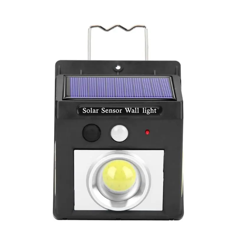Водонепроницаемый 32LED COB солнечная мощность лампа 3 индукционный режим постоянный кронштейн с задним ремнем режимы движения сенсор садовый настенный фонарь