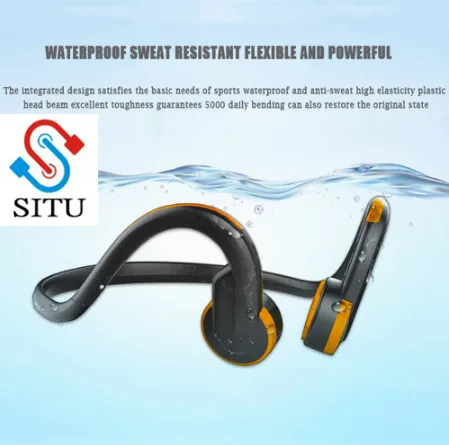 2018 открытая спортивная Гарнитура с костной проводимостью Беспроводные Bluetooth 4 1