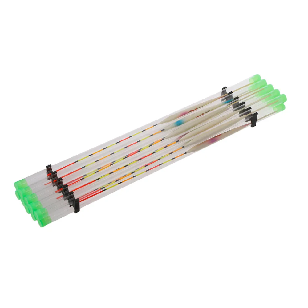 

10Pcs Wood Fishing Float Fish Drift Rough Tail Tank Slip Drift Tube Bobber Tackle Tool Accessories 8cm New