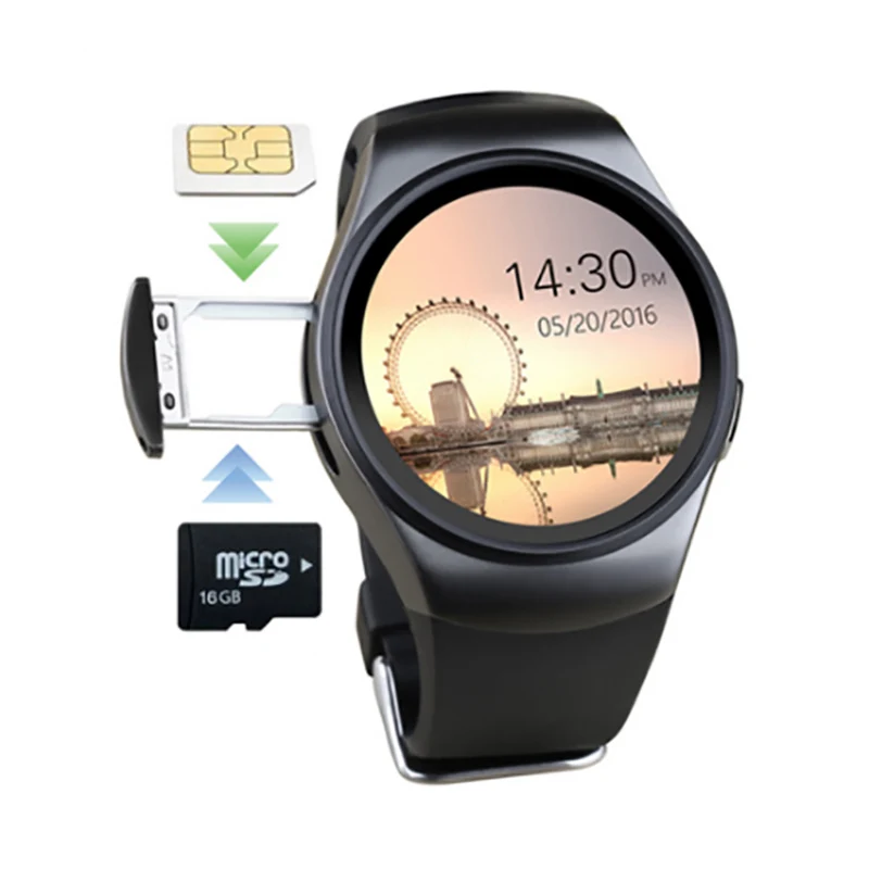 Модные часы Smart Watch Heart Rate Monitor Call 16G сим карту браслет для IOS Android Bluetooth Для женщин