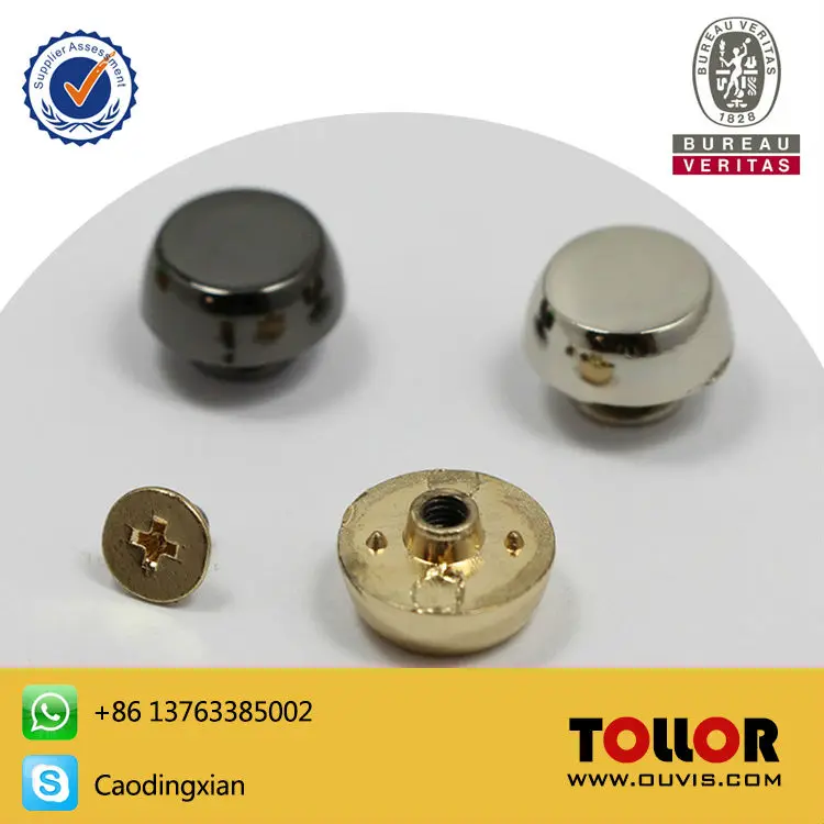 High Quality Head Screwback Feet Rivets Purse Handbag NAILHEADS Stud