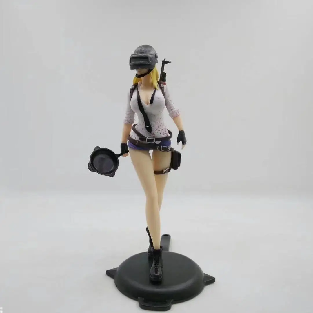 Playerunknown de баталла hombres/mujeres juego/битва ПВХ figura де juguete modelo coleccionable 17,5-18 см