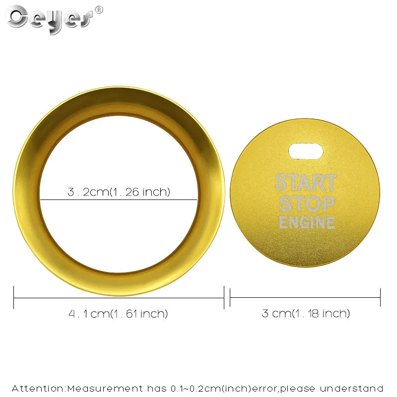 Car Start Engine Button Key Ring for MAZDA (25)