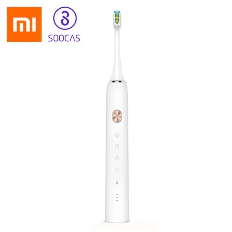 Xiaomi Mi домашняя Soocare X3 Soocas Водонепроницаемая электрическая зубная щетка Беспроводная зарядка звуковая перезаряжаемая ультра звуковая зубная щетка новейшая