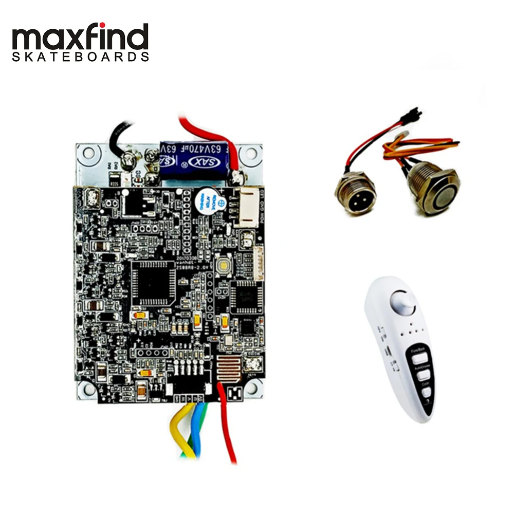 Maxfind Poweful 1000 Вт одномоторный Электрический скейтборд с пультом дистанционного управления и DIY приводной двигатель комплект для