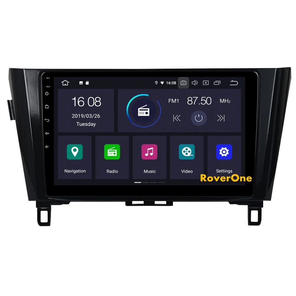 Cheap RoverOne For Nissan Qashqai 2014 2015 2016 Android 9.0 Autoradio Car Multimedia Player Radio GPS Navigation Head Unit NO DVD 5