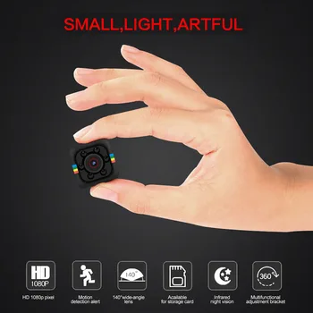

SQ11 PRO Mini Camera 1080P / 720P Sensor Car DVR Smart Home Security Camcorder small cam Support Hidden TF Card PK SQ13 SQ12 SQ7