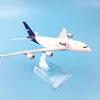 A380 FEDEX EXPRESS Airline MODEL PLANE AIRCRAFT Kids Toys 16CM Alloy Metal Model Plane W Stand Aircraft Toys Birthday Gift 6