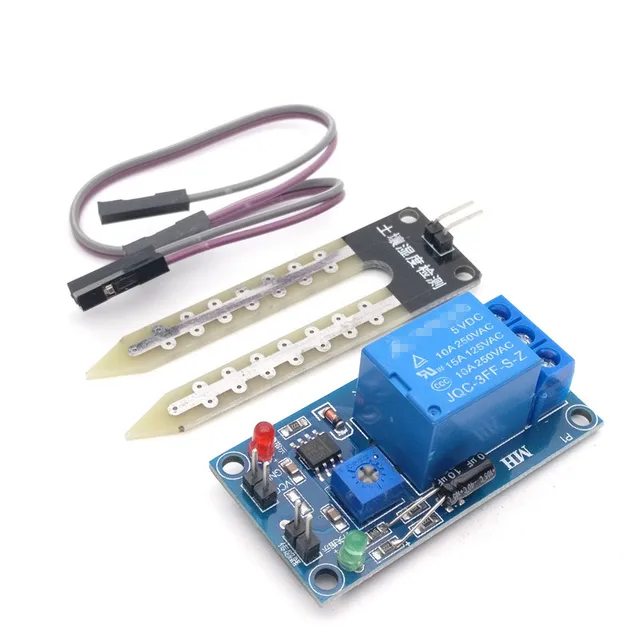 1pcs 1 channel relay module 5V/12V soil moisture sensor controller