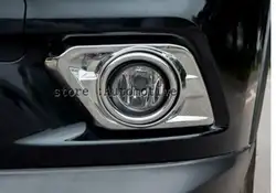 ABS Chrome передние противотуманные свет лампы Крышка Накладка для 2014 2015 2016 для Nissan Rogue X-Trail