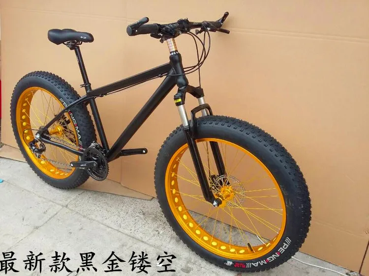 Cheap Kalosse 27 speed   DIY colors  26er  mountain bike  26*4.0 tires  M4000   Snow mountain bicycle   Beach  bike 2