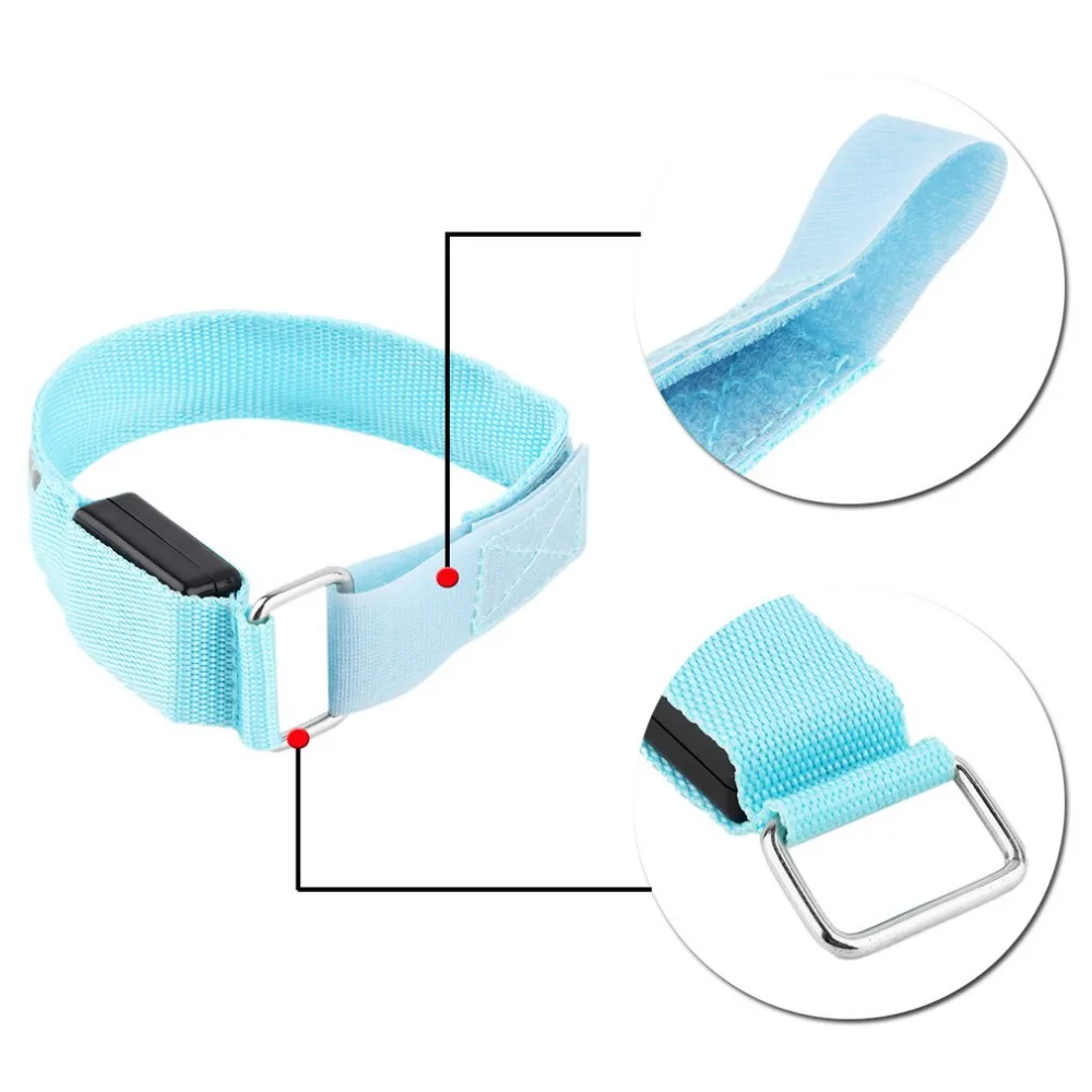 New Arm Warmer Belt Bike LED Armband LED Safety Sports Reflective Belt Strap Snap Wrap Arm Band Armband free shipping Hot